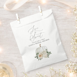 Fall Brautparty White Pumpkin Gevor Bag Geschenktütchen
