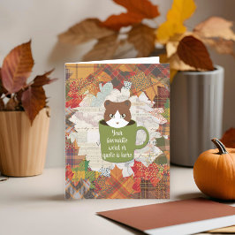 Fall Break Cat Falten dank Karte