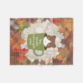 Fall Break Cat Fleecedecke (Vorderseite (Horizontal))