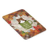 Fall Break Cat Flexible Foto Magnet (Rechte Seite)