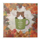 Fall Break Cat Fliese (Vorderseite)