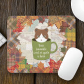 Fall Break Cat Mousepad