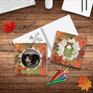 Fall Break Cat Notizblock
