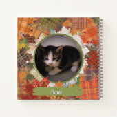 Fall Break Cat Notizblock (Rückseite)