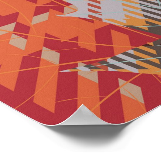 Fall Break Cat Poster (Ecke)