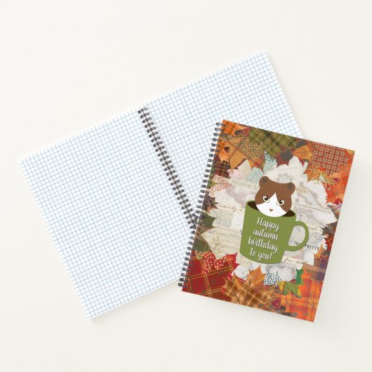 Fall Break Cat Spinal Notizblock (Innenseite)