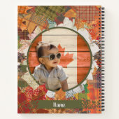 Fall Break Cat Spinal Notizblock (Rückseite)