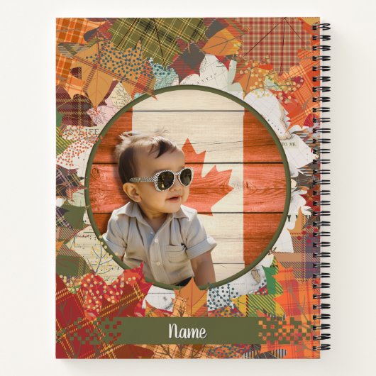 Fall Break Cat Spinal Notizblock (Rückseite)