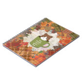 Fall Break Cat Spiral Foto Notebook Notizblock (Linke Seite)