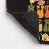 Fall Breeze Herbst lässt glücklich Thanksgiving Me Mousepad (Ecke)