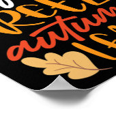 Fall Breeze und Herbst Blätter Poster (Ecke)
