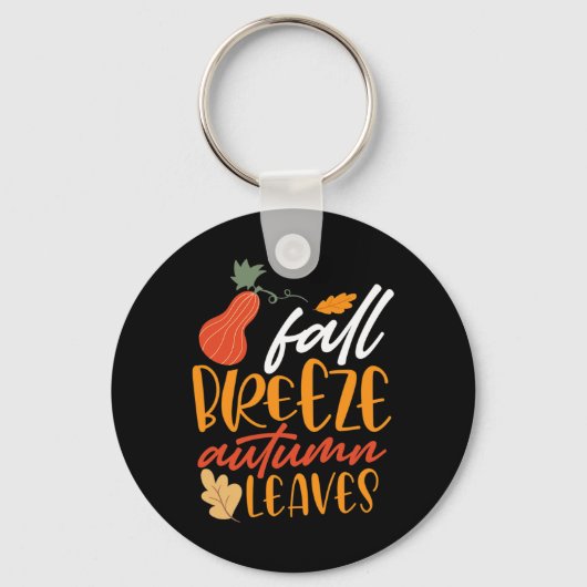 Fall Breeze und Herbst Blätter Schlüsselanhänger (Vorderseite)