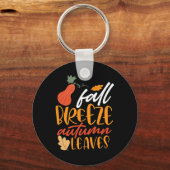 Fall Breeze und Herbst Blätter Schlüsselanhänger (Vorderseite)