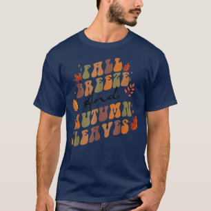 Fall Breeze und Herbst-Blätter T-Shirt