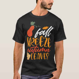 Fall Breeze und Herbst-Blätter T-Shirt