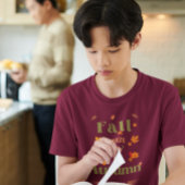 Fall Breeze und Herbst verlassen Design T-Shirt