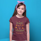 Fall Breeze und Herbst verlassen Design T-Shirt