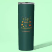 Fall Breeze und Herbst verlassen Design Thermosbecher