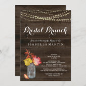 Fall Bridal Brunch Einladung (Vorne/Hinten)