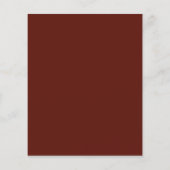 Fall Bridal Dusche Einladung Budget (Rückseite)