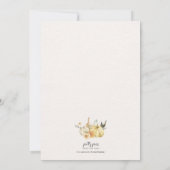 FALL Bridal Dusche Einladung, Fall in Liebe Announ Ankündigung (Rückseite)