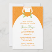 Fall Bridal Dusche Einladungen (Vorderseite)