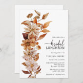 Fall Bridal Luncheon Einladung (Vorne/Hinten)