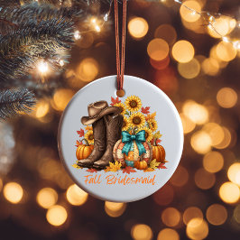 Fall Bridesmaid Ornament