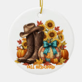 Fall Bridesmaid Ornament (Vorne)