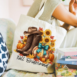 Fall Bridesmaid Tote Bag Gift Tragetasche