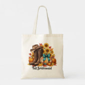 Fall Bridesmaid Tote Bag Gift Tragetasche (Rückseite)