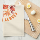 Fall Brise, Herbst Blätter - Whimsischer Fall Geschirrtuch (Viertel Falte)