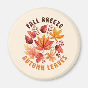 Fall Brise, Herbst Blätter - Whimsischer Fall Magnet