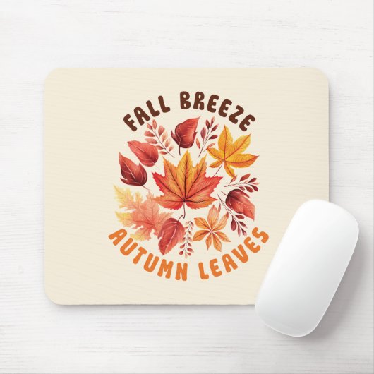 Fall Brise, Herbst Blätter - Whimsischer Fall Mousepad (Mit Mouse)