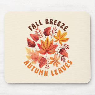 Fall Brise, Herbst Blätter - Whimsischer Fall Mousepad