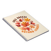 Fall Brise, Herbst Blätter - Whimsischer Fall Notizblock (Rechte Seite)