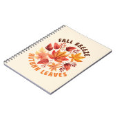 Fall Brise, Herbst Blätter - Whimsischer Fall Notizblock (Linke Seite)