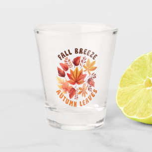 Fall Brise, Herbst Blätter - Whimsischer Fall Schnapsglas