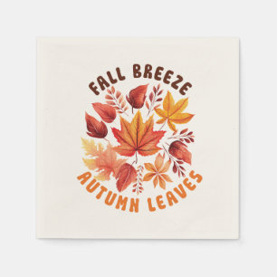 Fall Brise, Herbst Blätter - Whimsischer Fall Serviette