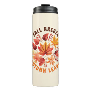 Fall Brise, Herbst Blätter - Whimsischer Fall Thermosbecher
