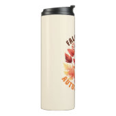 Fall Brise, Herbst Blätter - Whimsischer Fall Thermosbecher (Nach links gedreht)