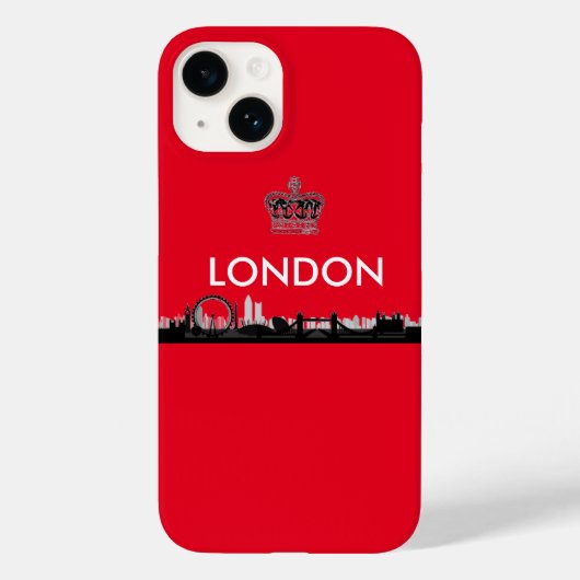Fall British Red London Case-Mate iPhone Case-Mate iPhone Hülle (Rückseite)