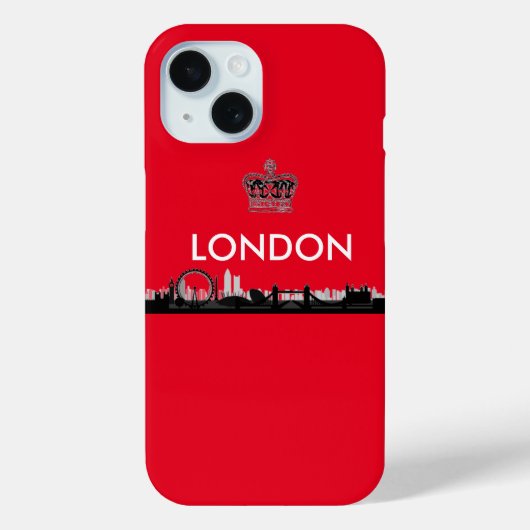 Fall British Red London Case-Mate iPhone Hülle (Rückseite)