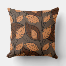 Fall Brown-Blätter Kissen