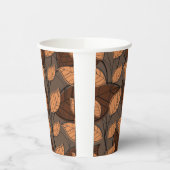 Fall Brown-Blätter Pappbecher (Links)