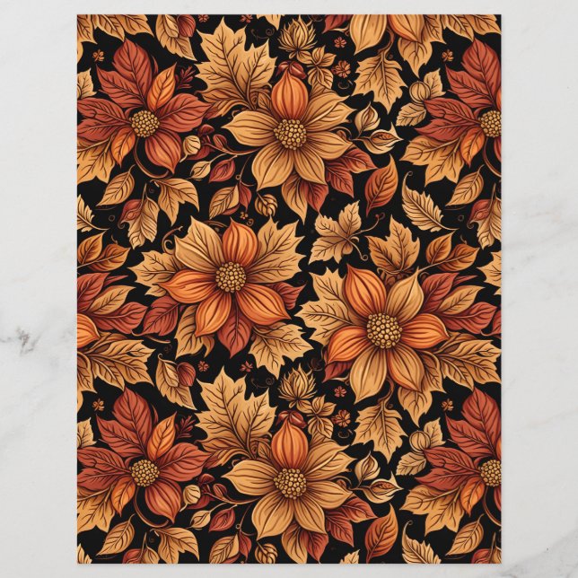 Fall Brown Floral (Vorderseite)