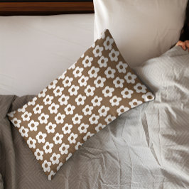 Fall Brown Floral Pillow Kissenbezug
