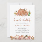 Fall Brunch Bridal Dusche Einladung (Vorderseite)