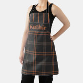 Fall Buffalo Kariert Gingham Checkered Custom Schürze (InSitu)