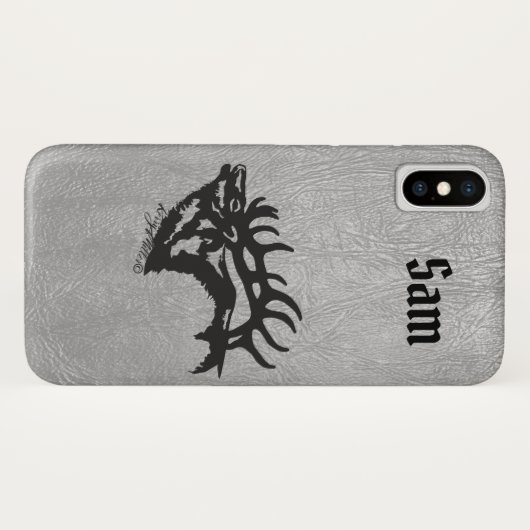 Fall Bull Elk Case-Mate iPhone Case-Mate iPhone Hülle (Rückseite (Horizontal))